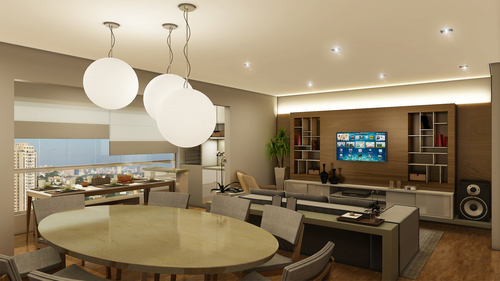 Imagem da Sala do Apartamento Xavier de Almeida - Ipiranga - SP