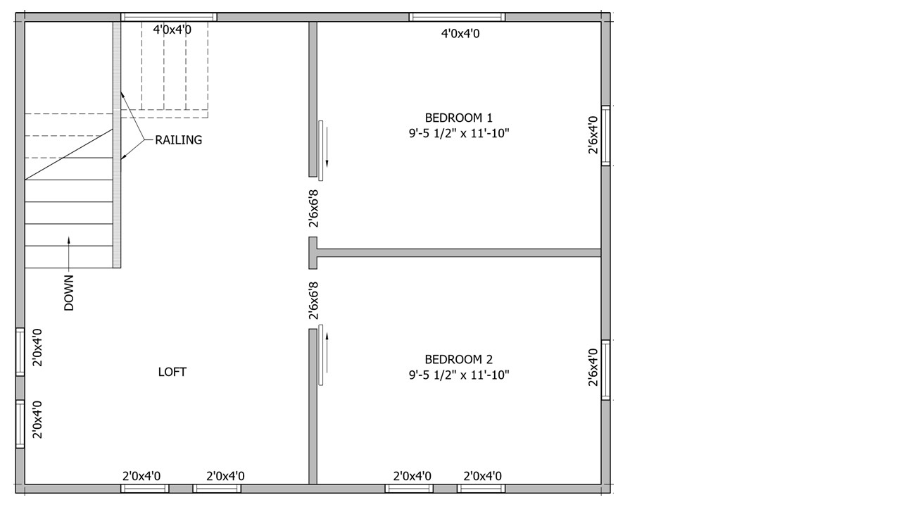 Loft floor plan