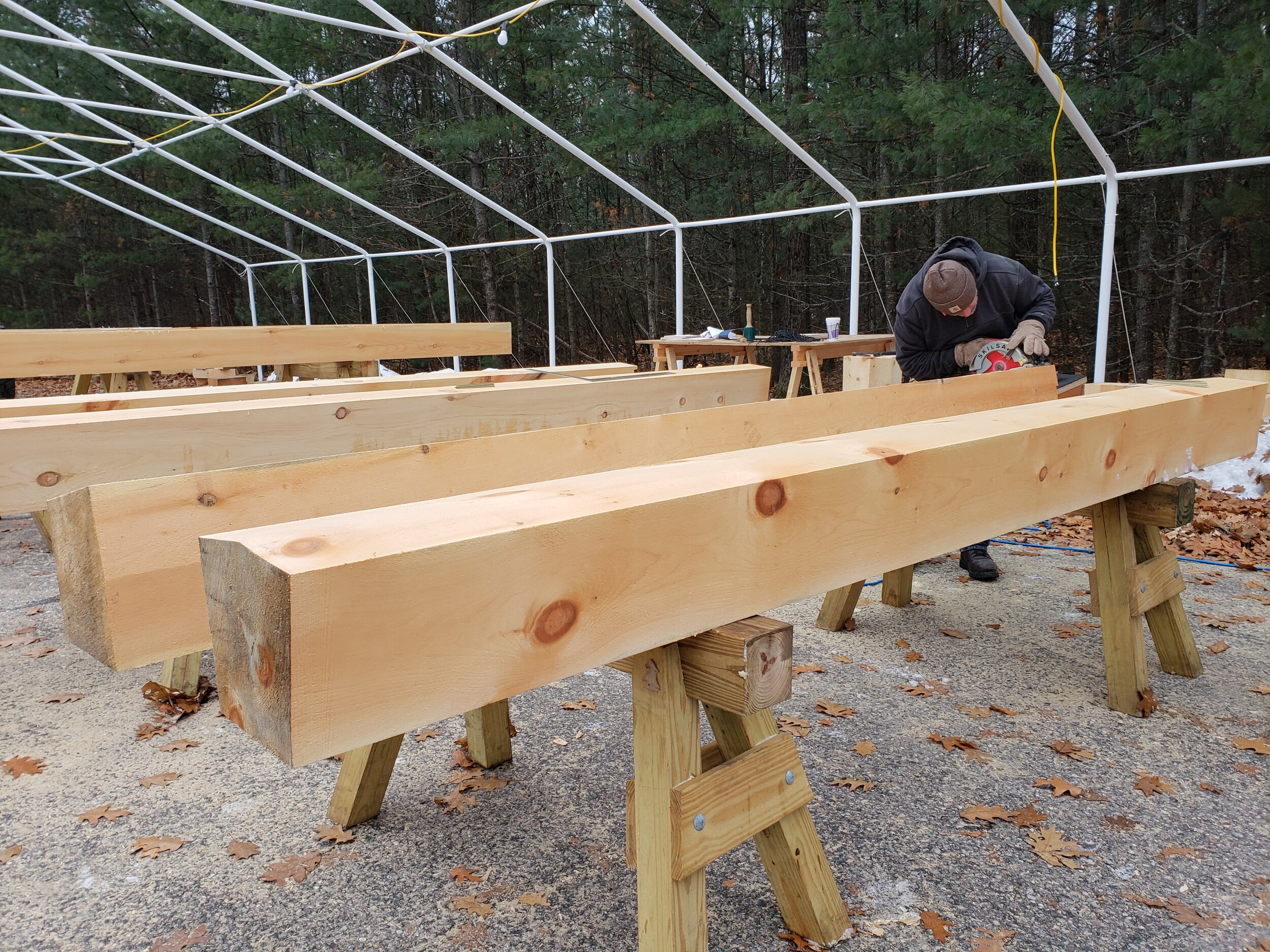 White Pine Beams and Timbers