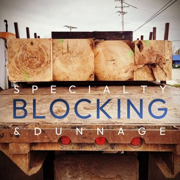 Needing specialty blocking for heavy equipment or dunnage material? We can custom cut any size or type of wood to fit your needs. These 24" x 24" ten-foot-long oak blocks (swipe to see side view) are destined to support a 100,000 lb. machin