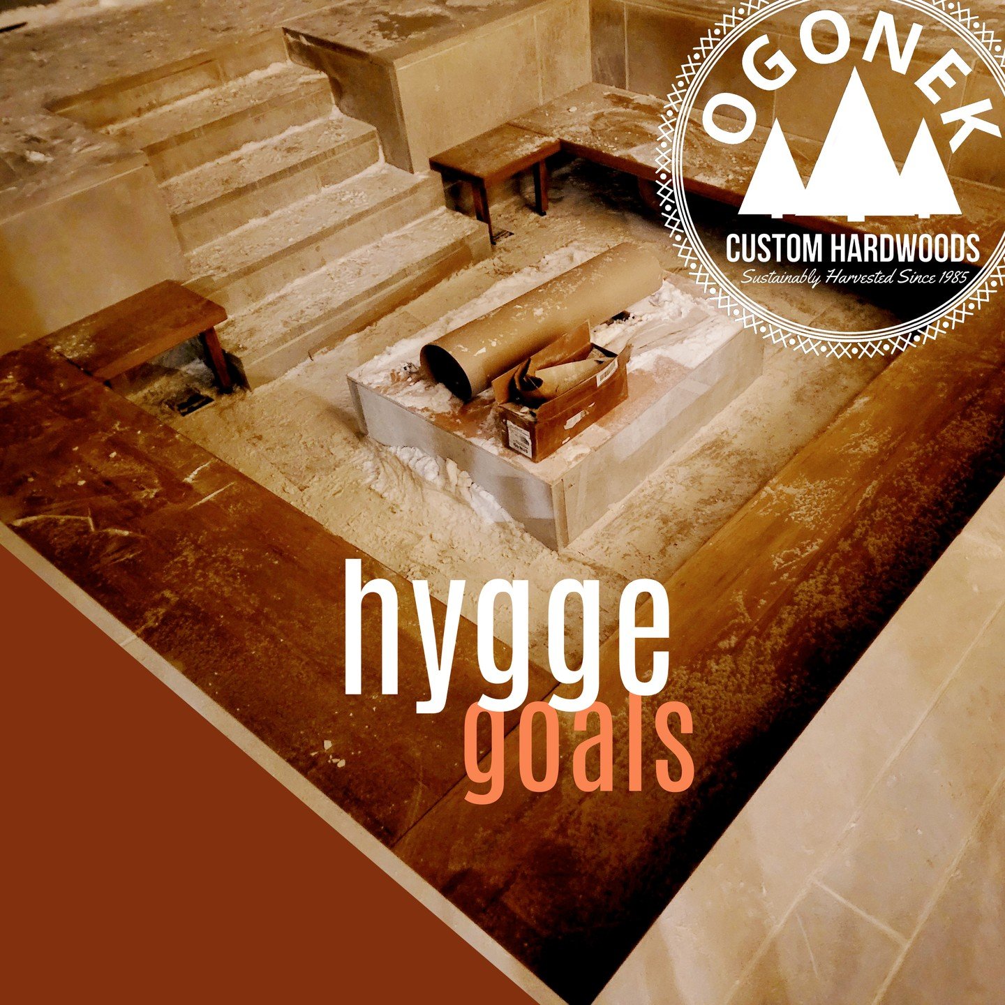 The Ogonek Custom Hardwoods team installed these gorgeous wide-plank benches last week, just in time for a cozy Christmas around this outdoor firepit. Happy Holidays to all from we here at OCH. Stay warm out there, everyone!

#wideplank #outdoorfirep