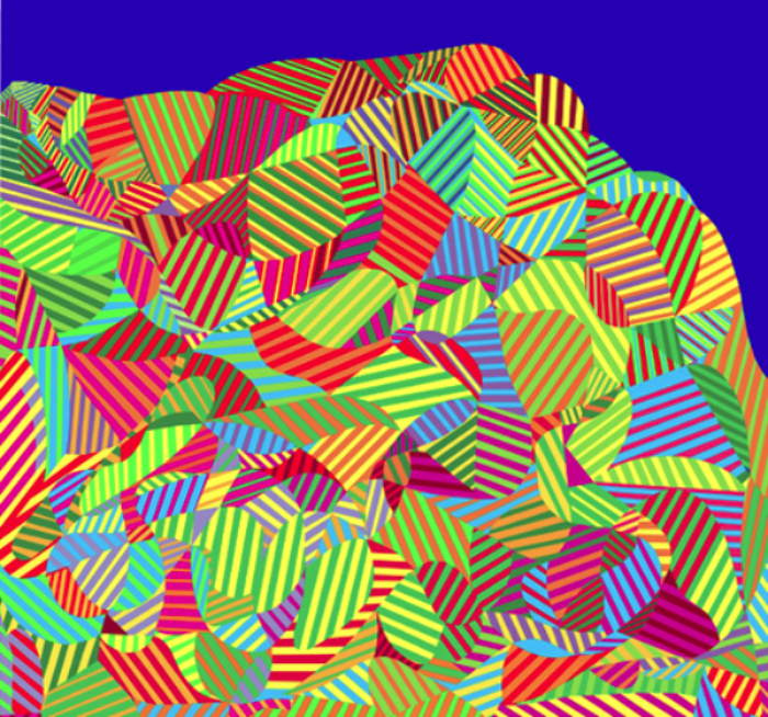 Landscape #7, a piece of earth computer generated, image: 12" x12.5" on 13" x 19" premier matte edition of 10 price on request