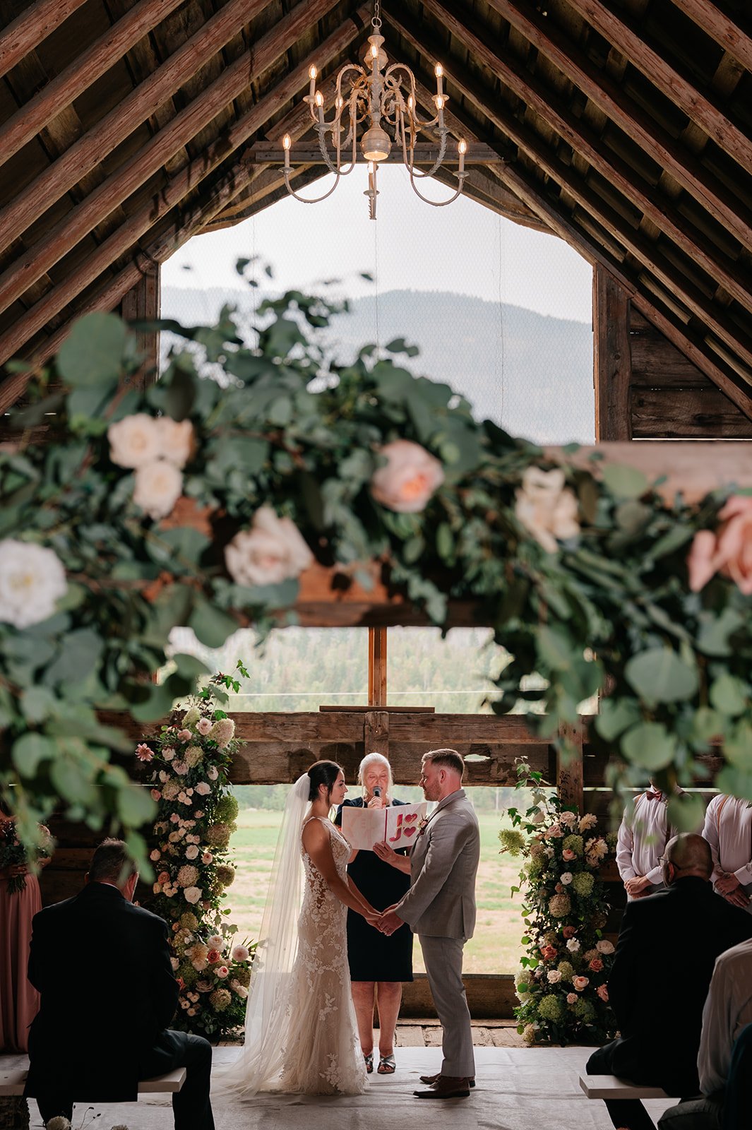 Wedding photography in Salmon Arm at Little Creek Ranch