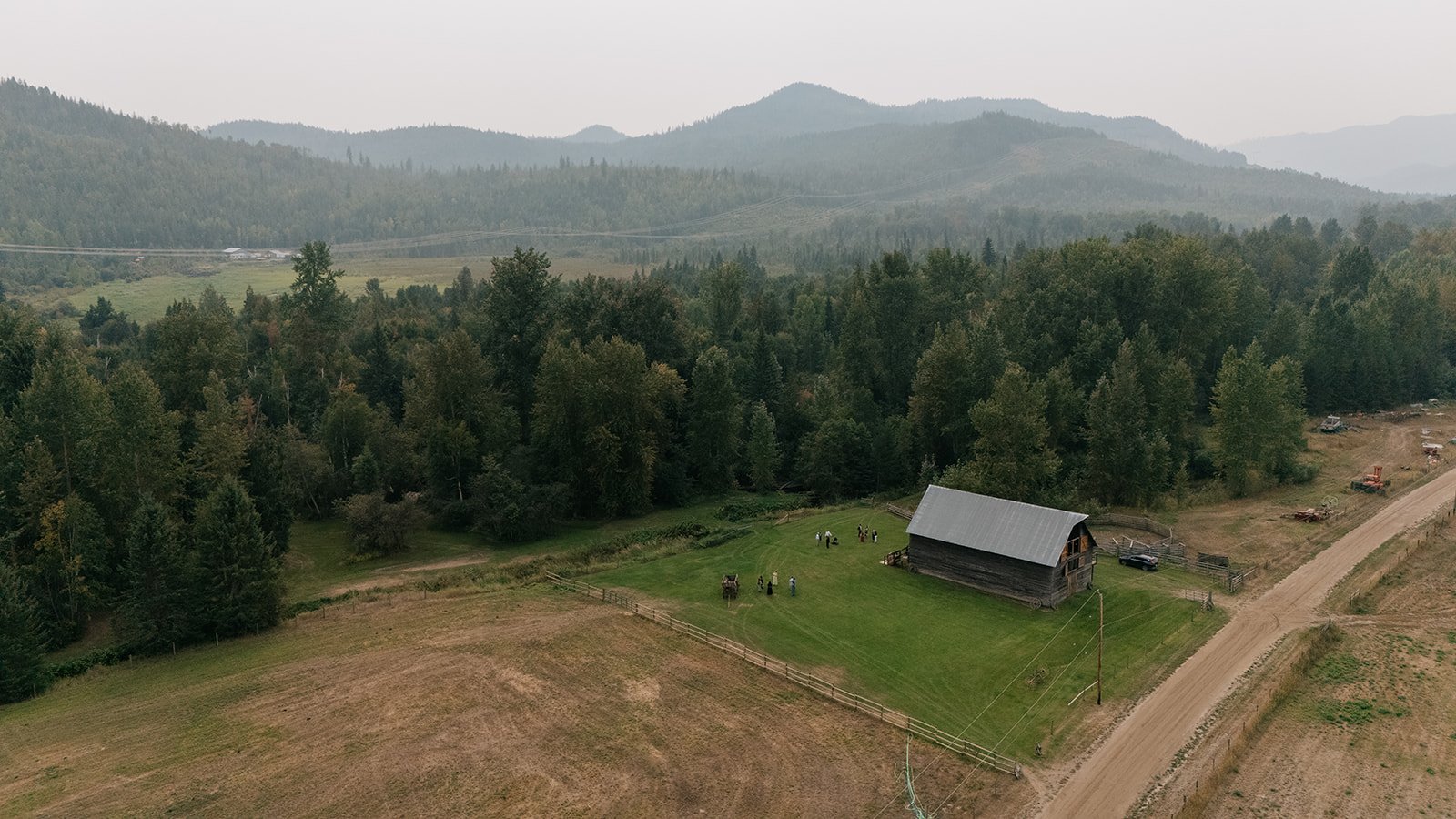 Wedding photography in Salmon Arm at Little Creek Ranch