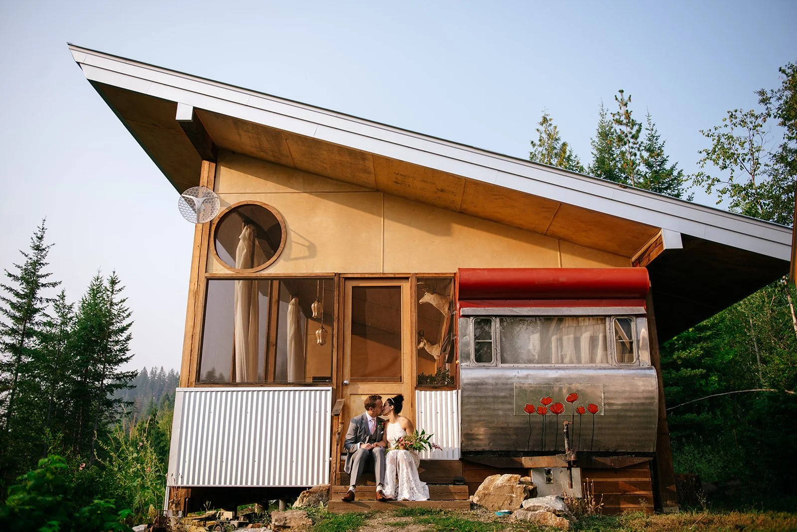 Wedding Photography at Tin Poppy Resort in Salmon Arm, BC