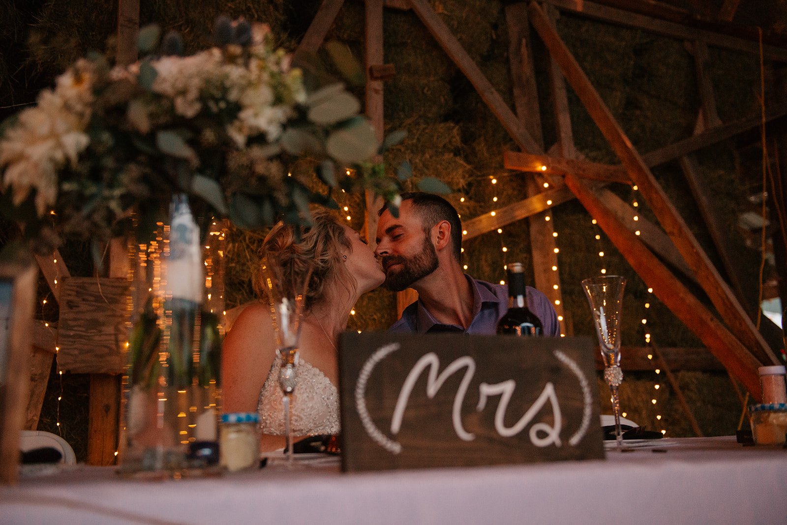 Wedding photography in Salmon Arm at Dolan Creek Farms