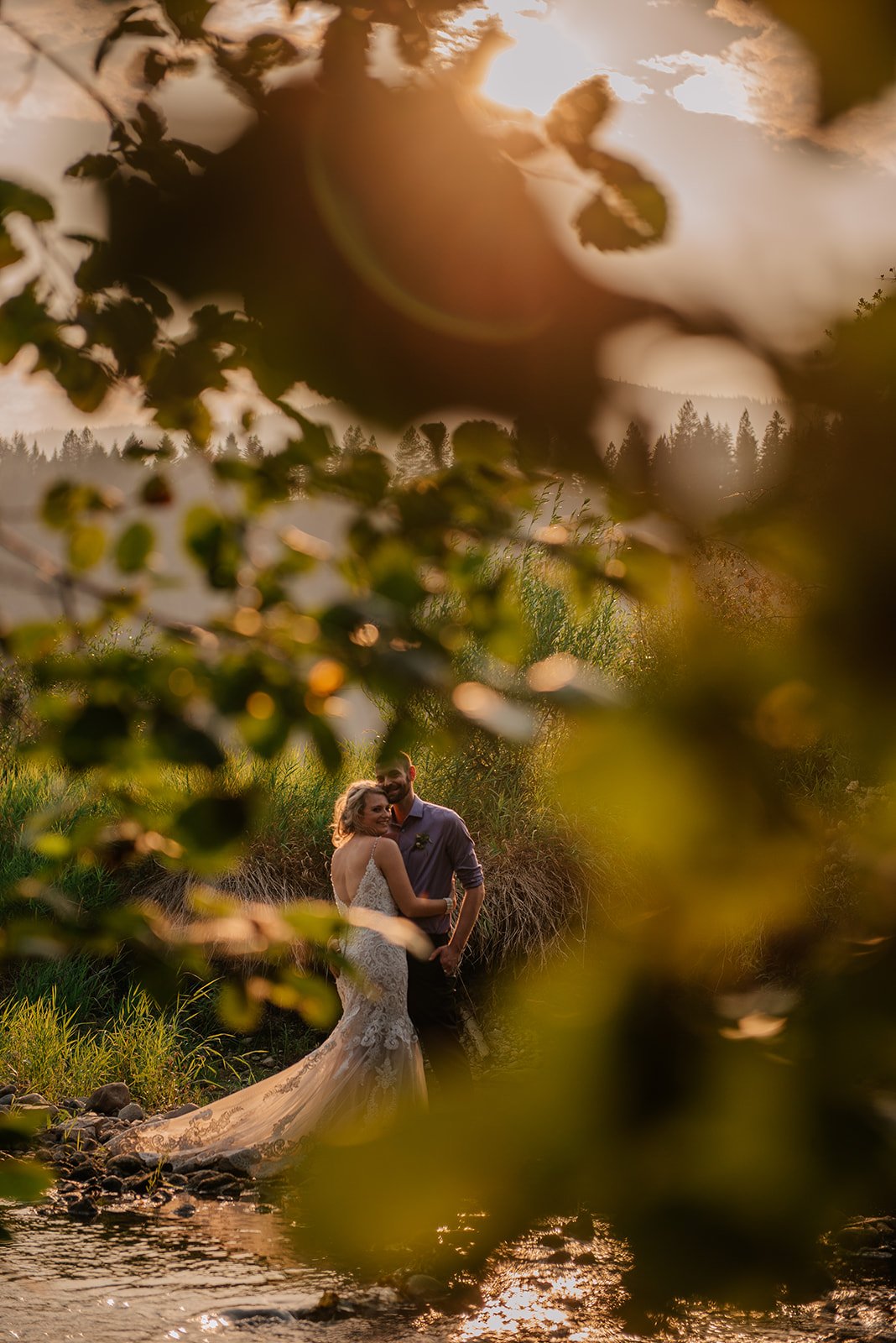 Wedding photography in Salmon Arm at Dolan Creek Farms