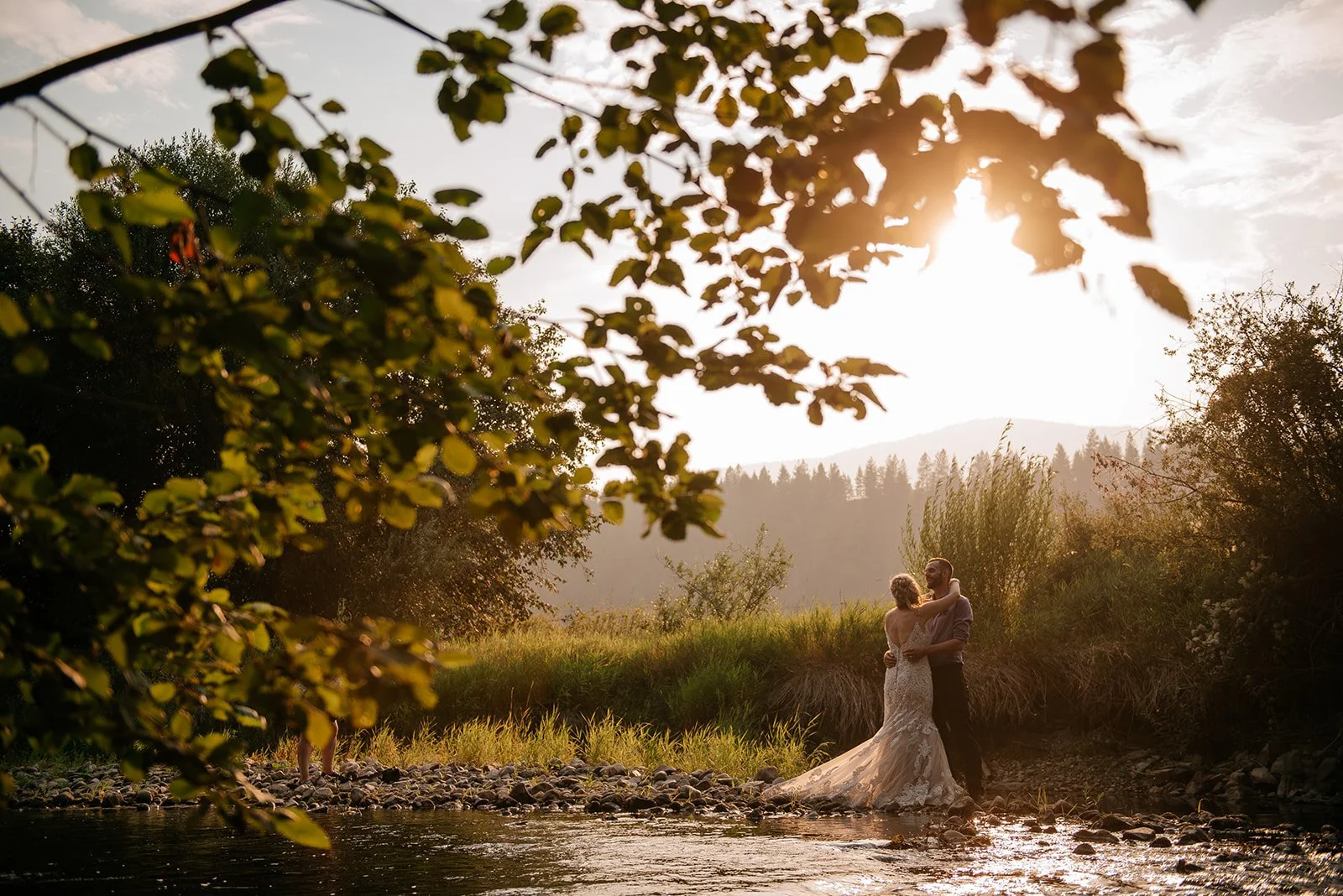Wedding photography in Salmon Arm at Dolan Creek Farms