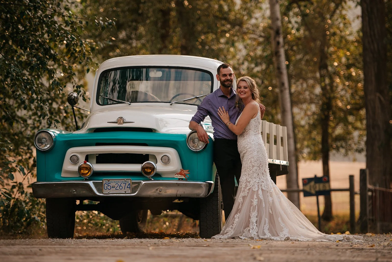 Wedding photography in Salmon Arm at Dolan Creek Farms