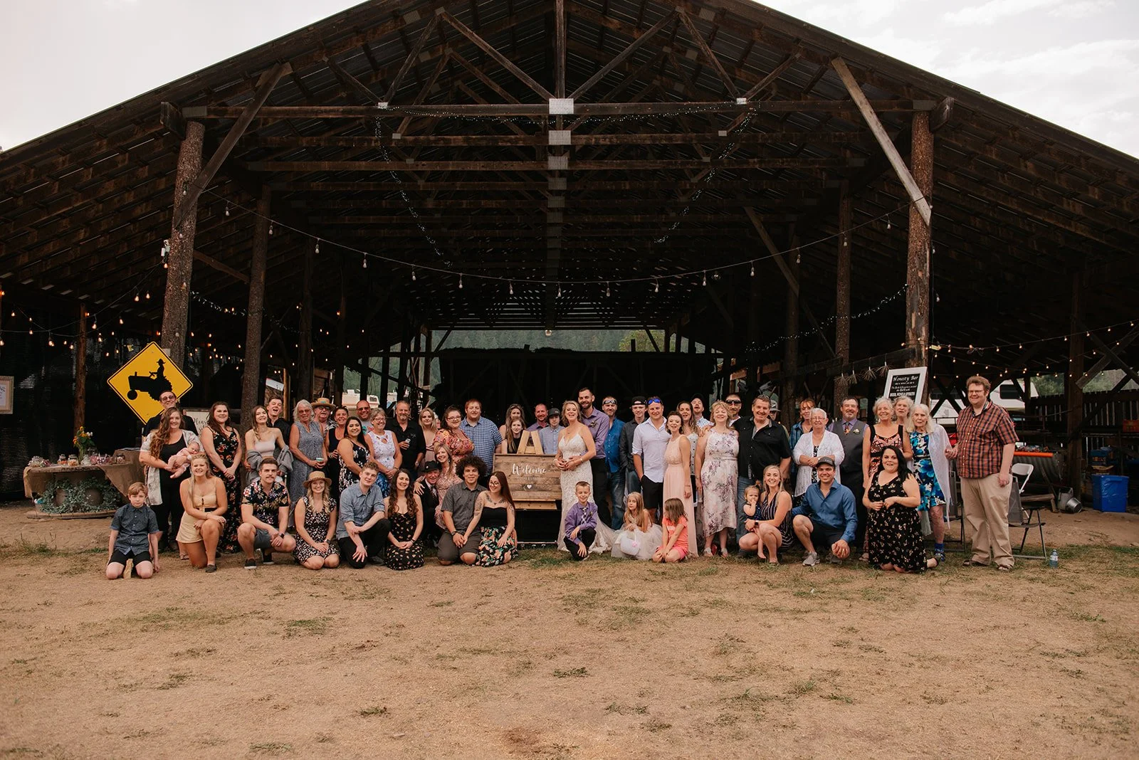 Wedding photography in Salmon Arm at Dolan Creek Farms