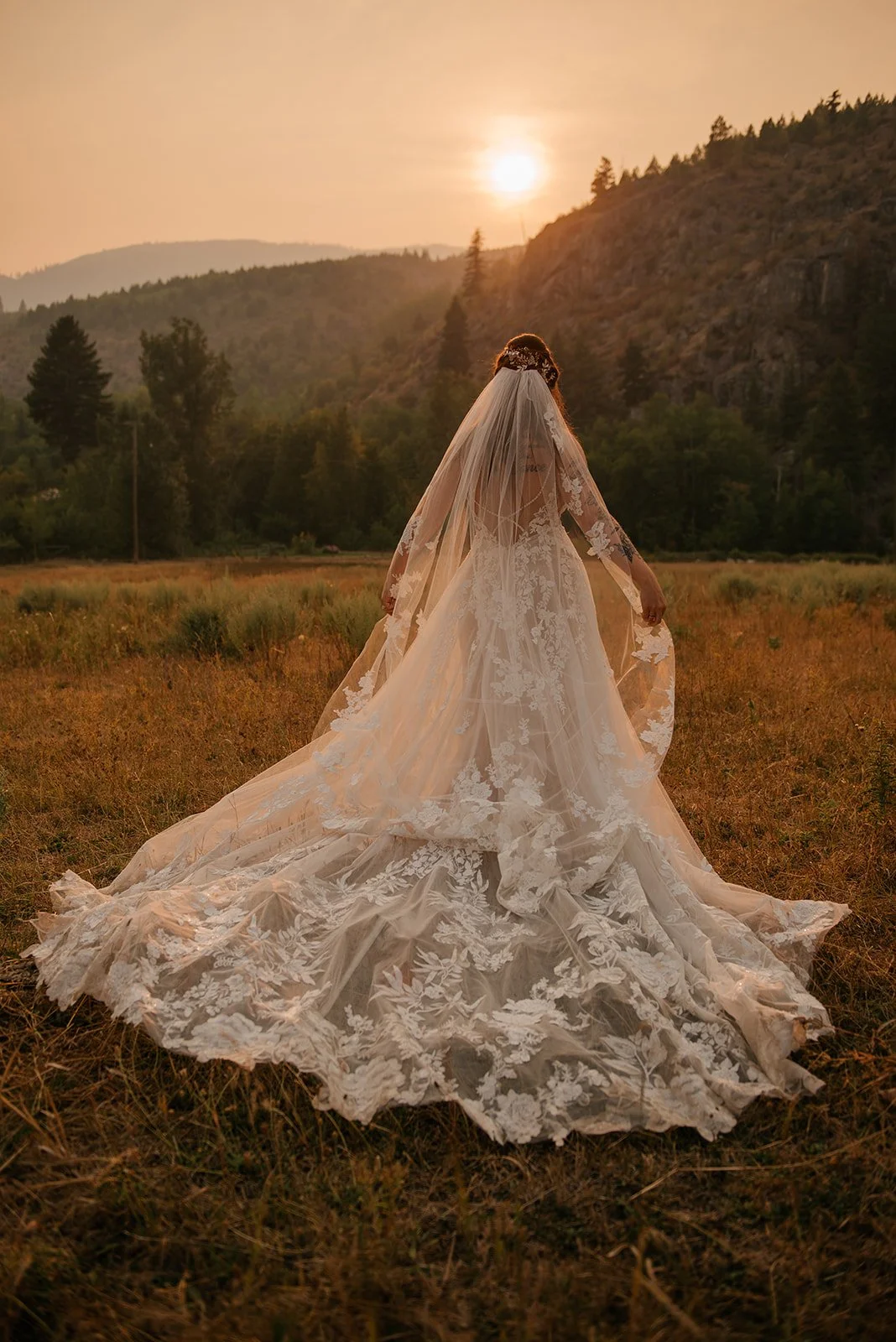 Wedding photography in Salmon Arm at Dolan Creek Farms