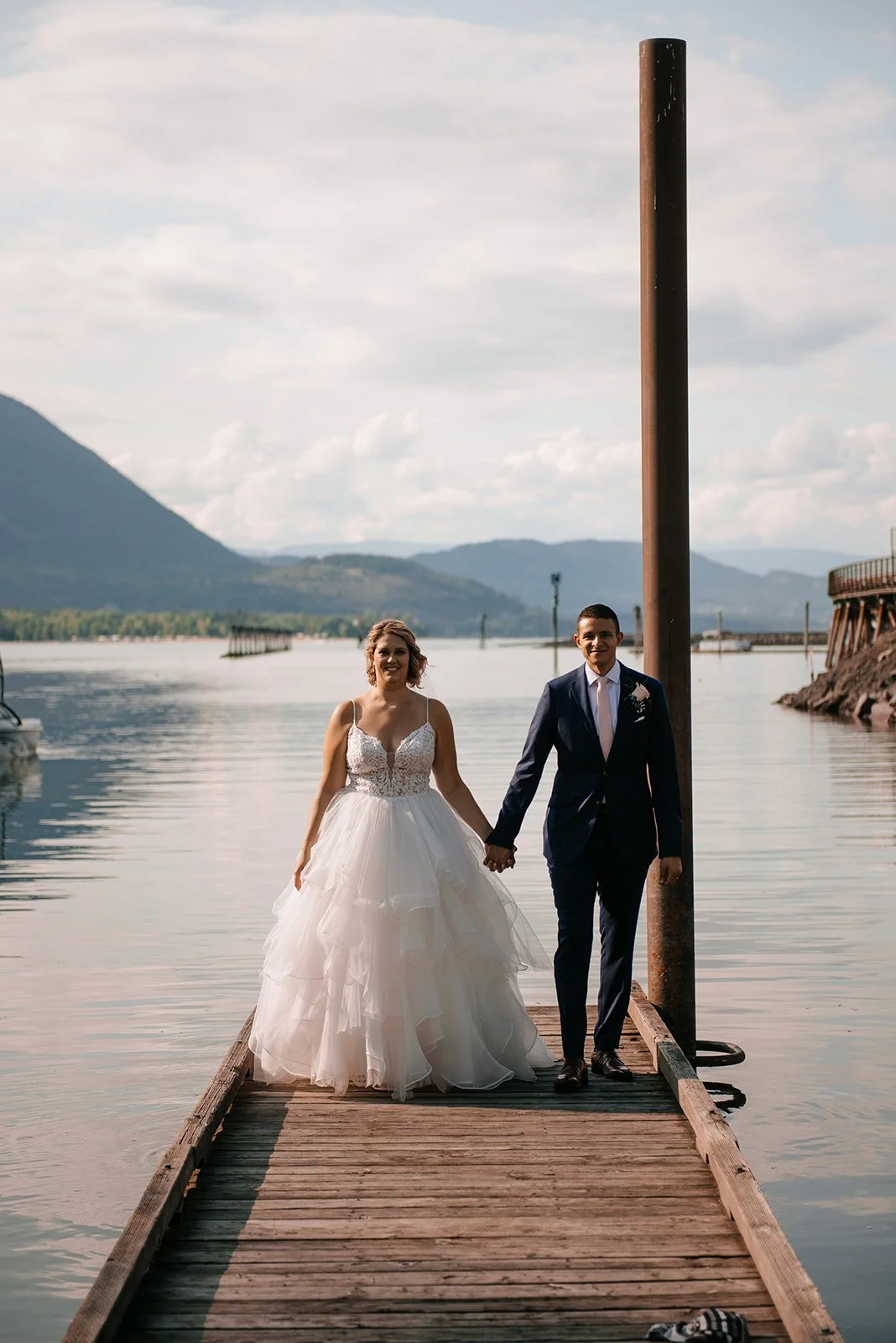 Wedding photography in Salmon Arm at Prestige Harbourfront Hotel