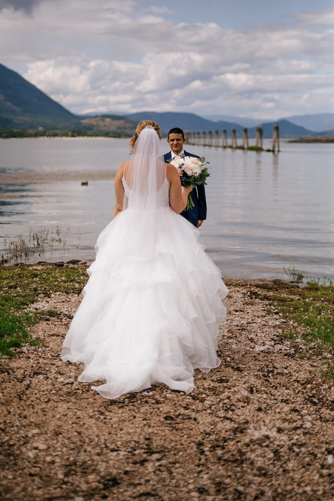 Wedding photography in Salmon Arm at Prestige Harbourfront Hotel