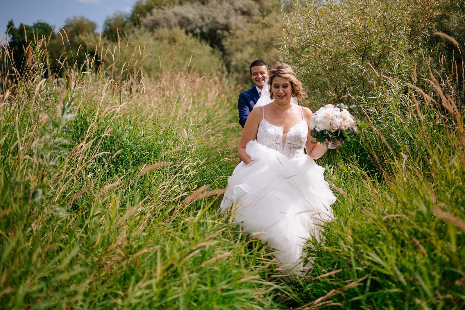 Wedding photography in Salmon Arm at Prestige Harbourfront Hotel
