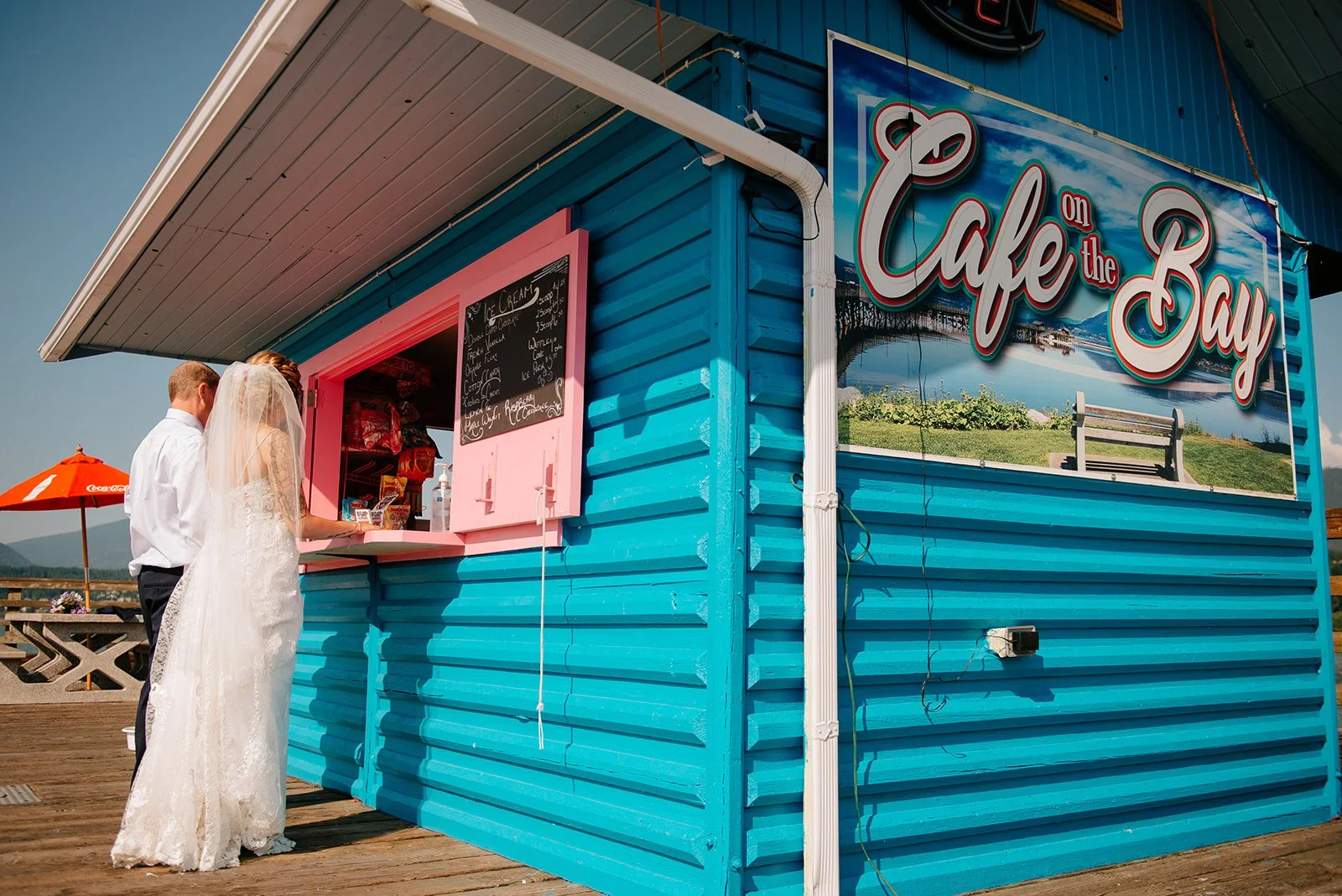 Wedding photography in Salmon Arm at Prestige Harbourfront Hotel