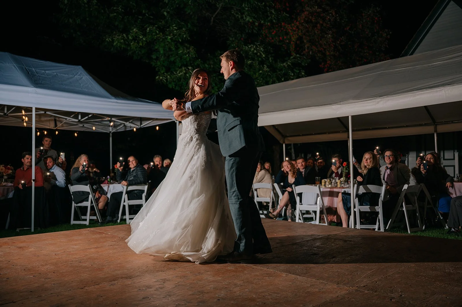 Wedding photography in Salmon Arm at RJ Haney 