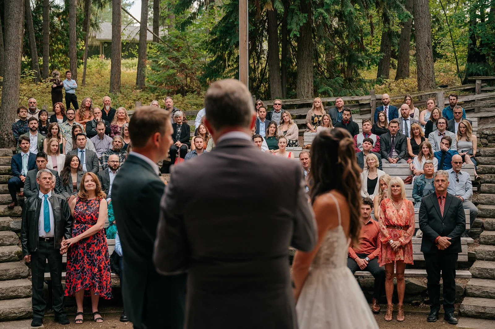 Wedding photography in Salmon Arm at RJ Haney 