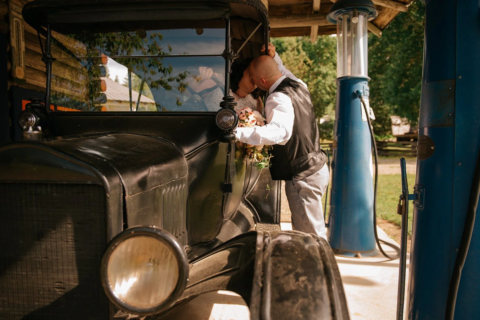 Wedding photography in Salmon Arm at RJ Haney 