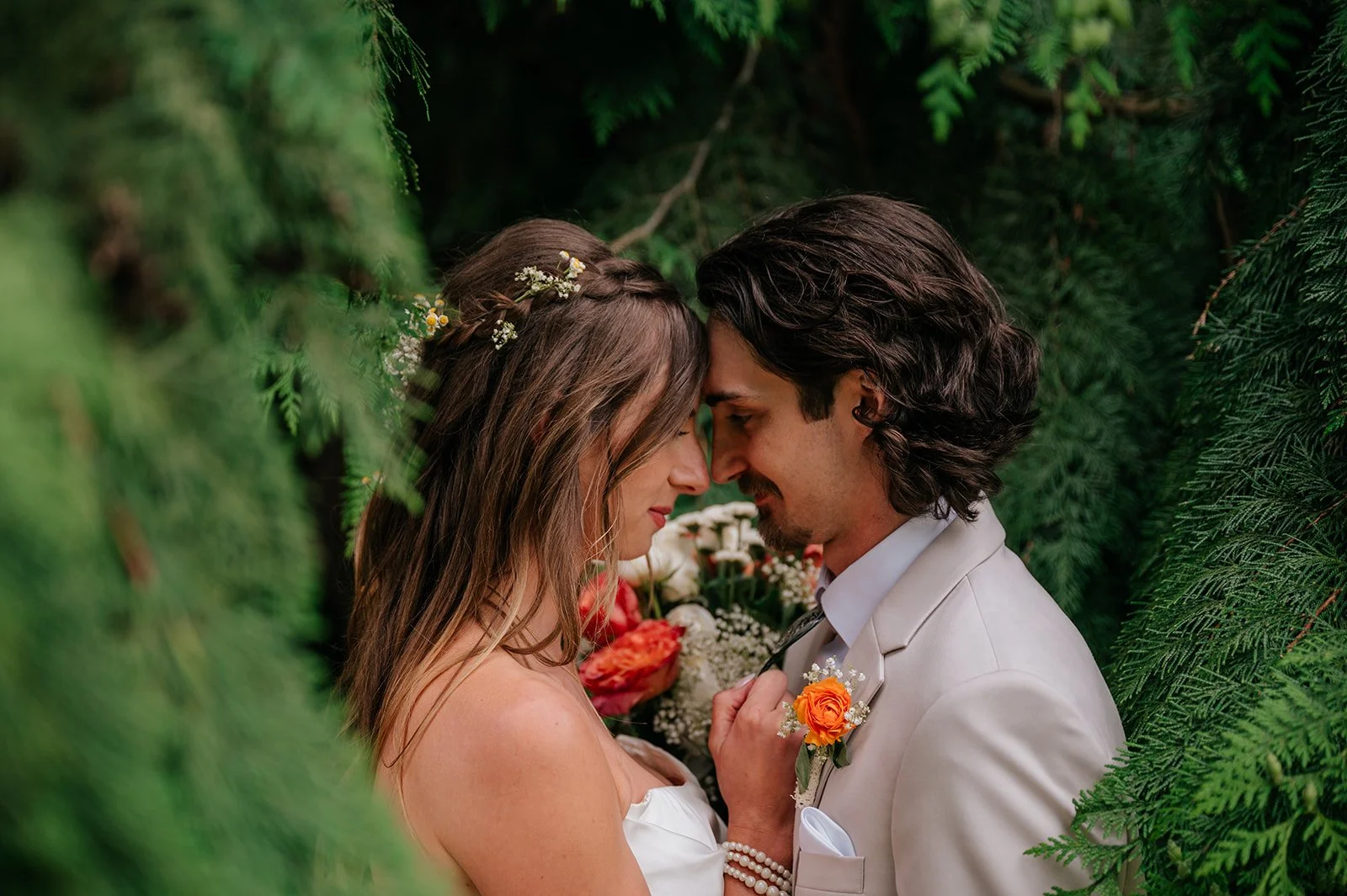 Wedding photography in Salmon Arm at RJ Haney 