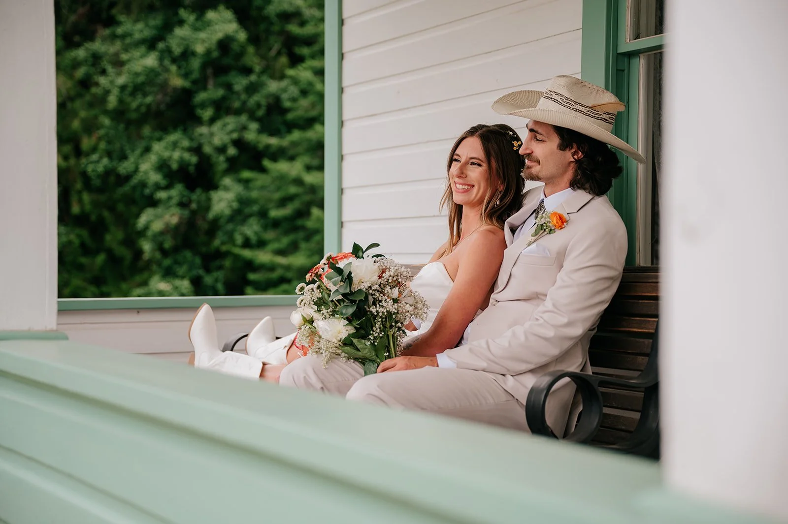 Wedding photography in Salmon Arm at RJ Haney 