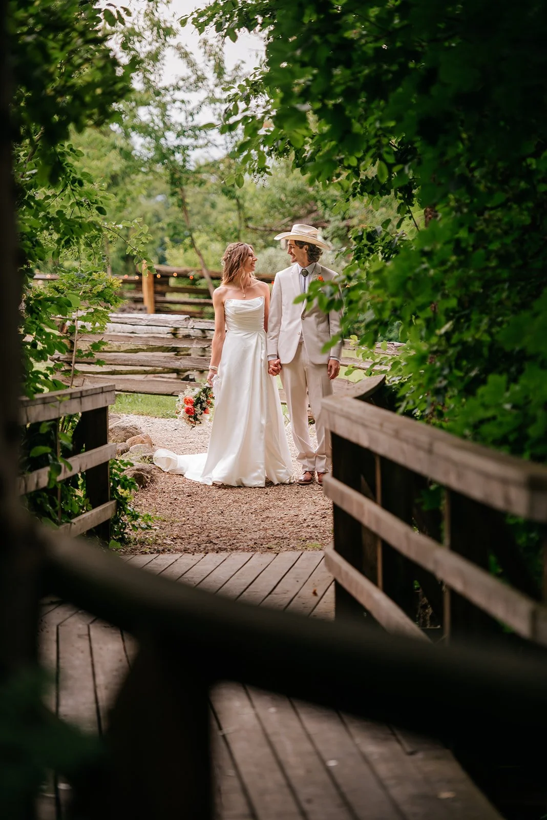 Wedding photography in Salmon Arm at RJ Haney 