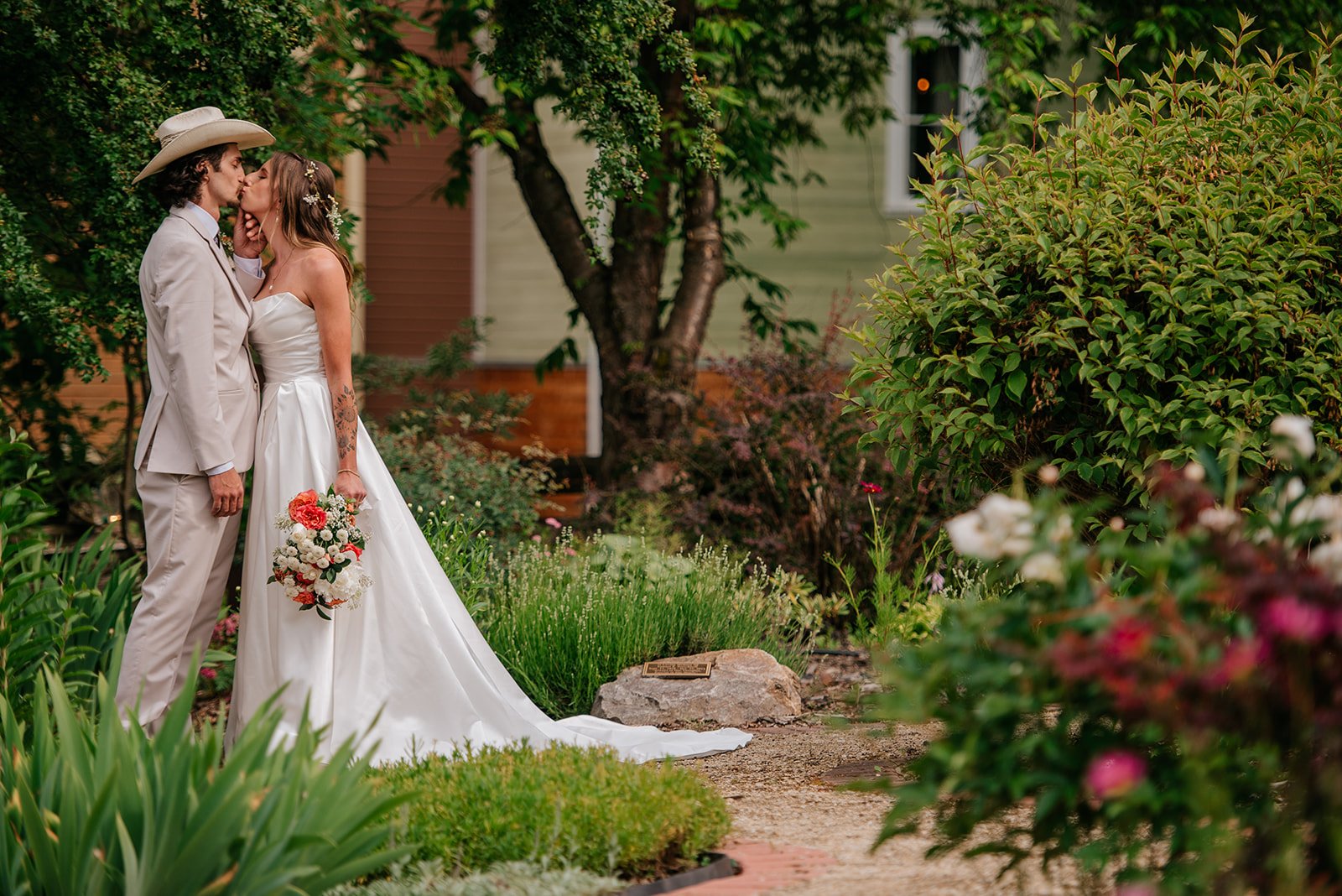 Wedding photography in Salmon Arm at RJ Haney 