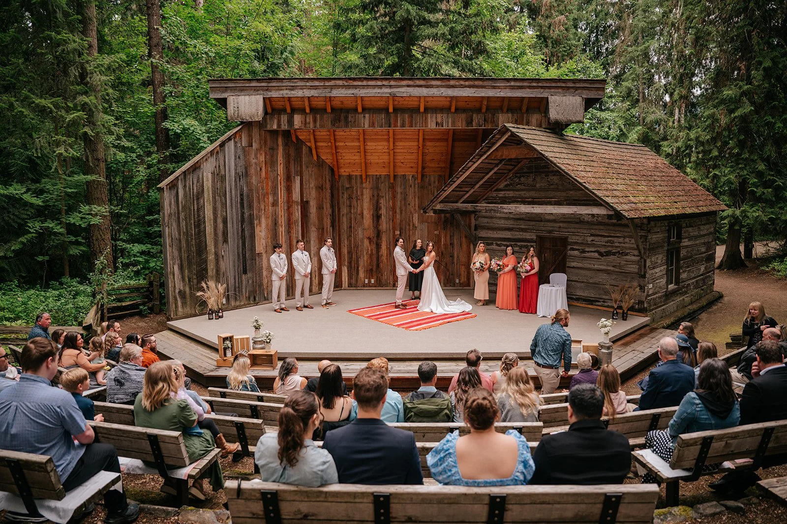 Wedding photography in Salmon Arm at RJ Haney 