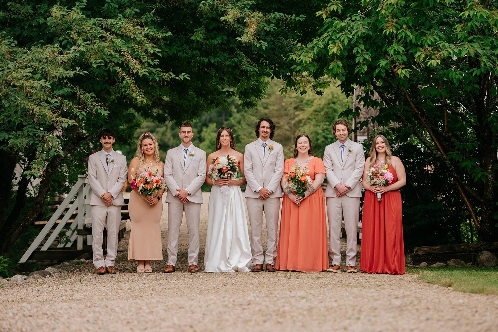 Wedding photography in Salmon Arm at RJ Haney 