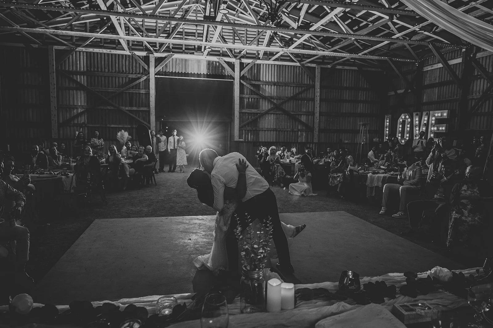 Wedding photography in Salmon Arm at Raven &amp; Steel 