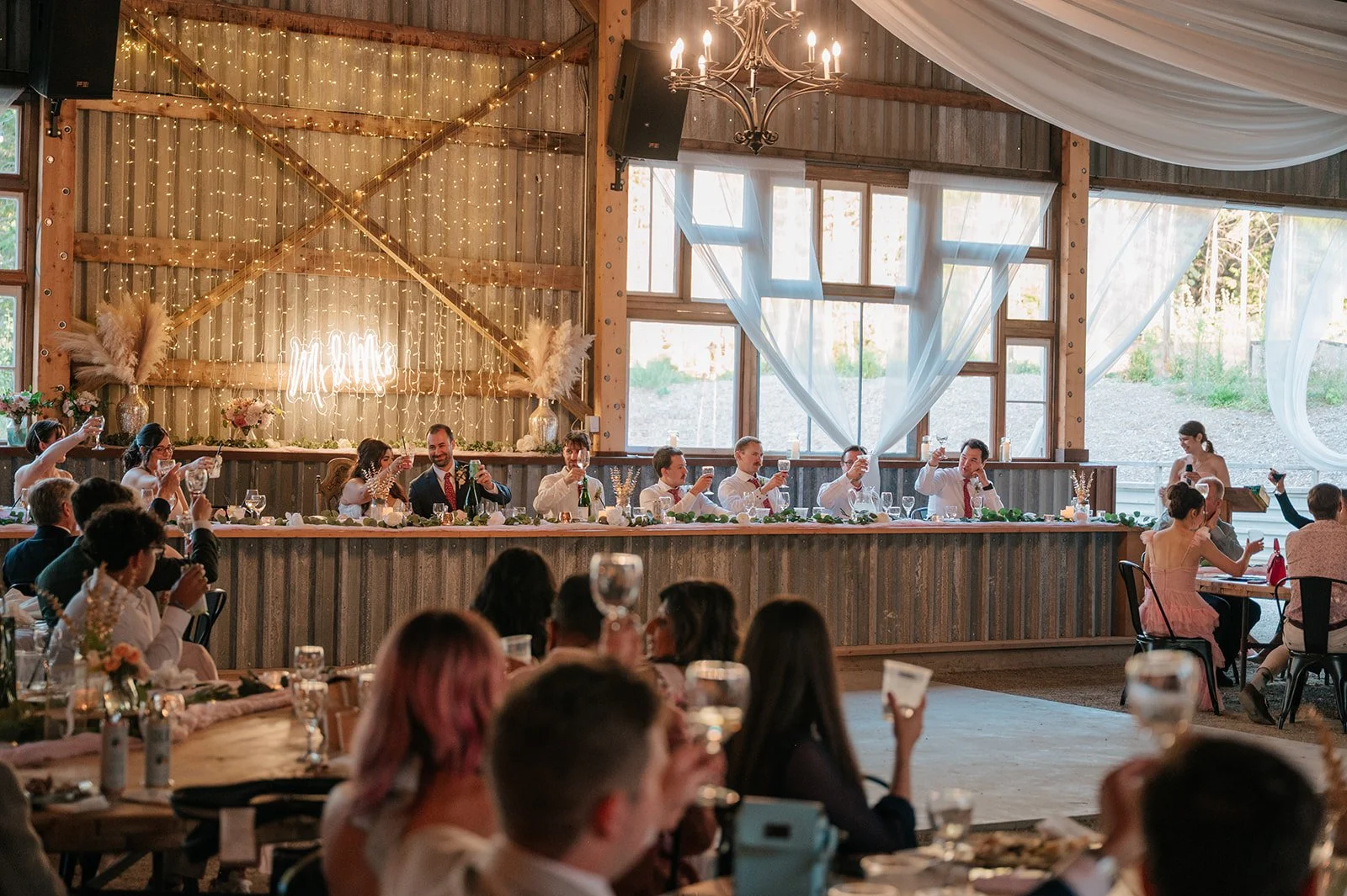 Wedding photography in Salmon Arm at Raven &amp; Steel 