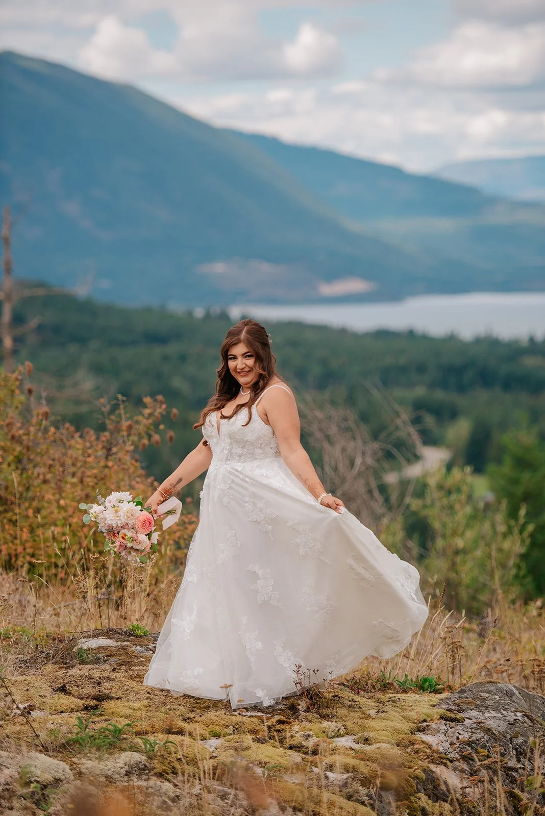 Wedding photography in Salmon Arm at Raven &amp; Steel 