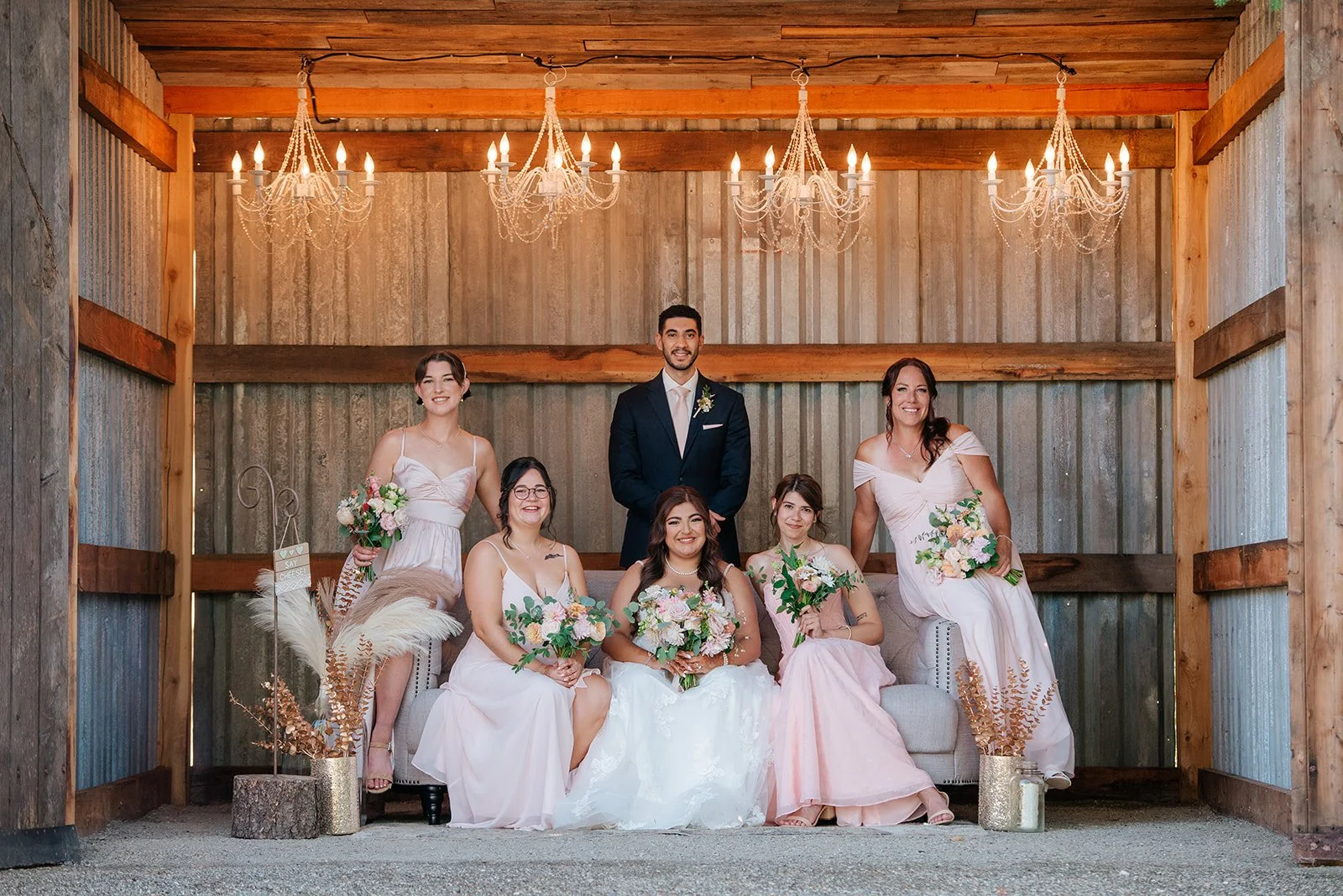 Wedding photography in Salmon Arm at Raven &amp; Steel 