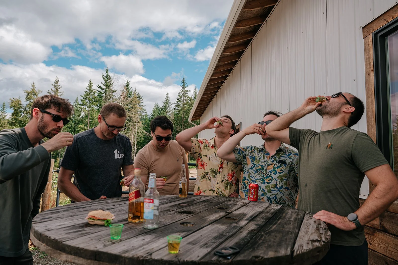 Wedding photography in Salmon Arm at Raven &amp; Steel 