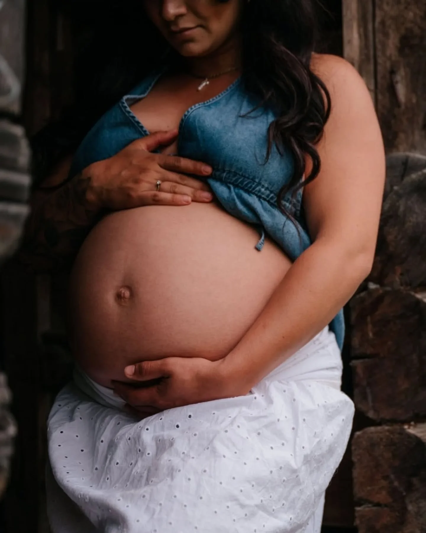 There seems to be this trend with my clients lately where things start off with an engagement session, then I get the honor of capturing the wedding day, and then they tell me there's a baby on the way?! The next thing you know, you're photographing 