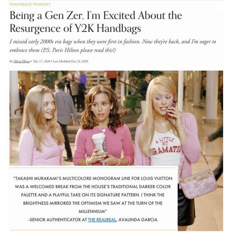 Being a Gen Zer, I'm Excited About the Resurgence of Y2K Handbags