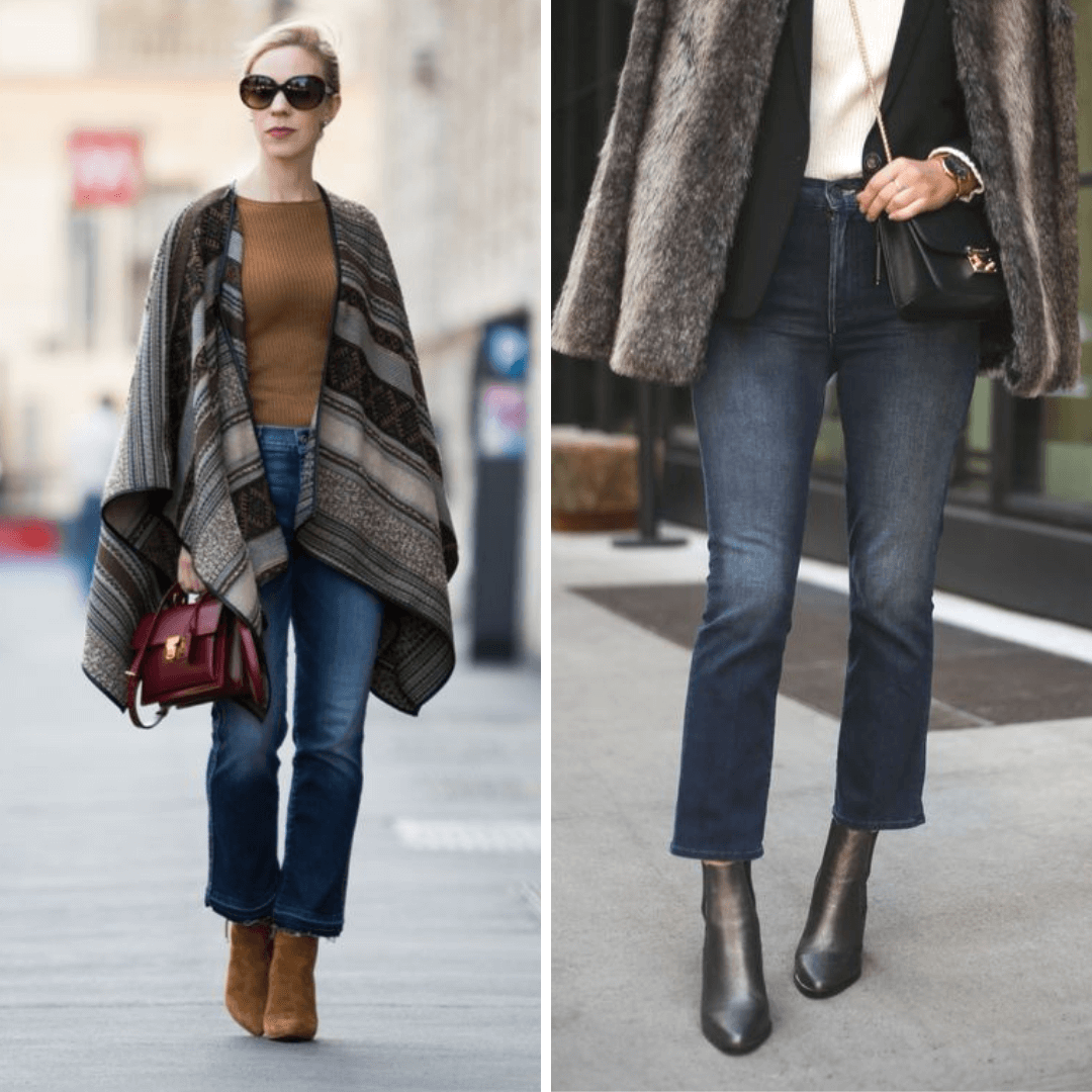How to wear ankle booties and jeans 