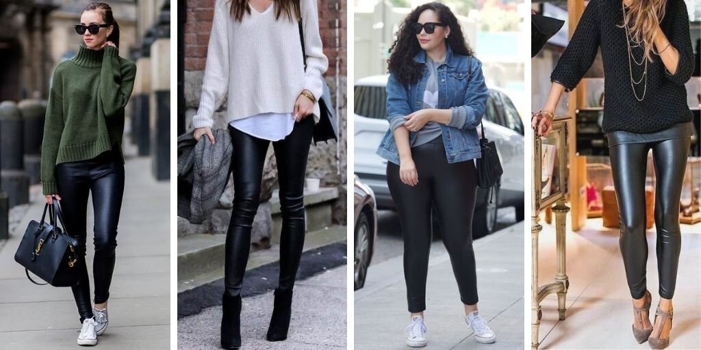 How to Style Faux Leather Leggings