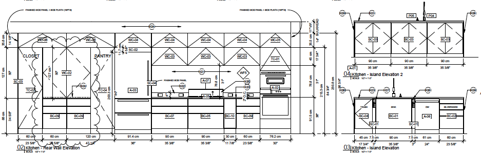 Kitchen Elevations