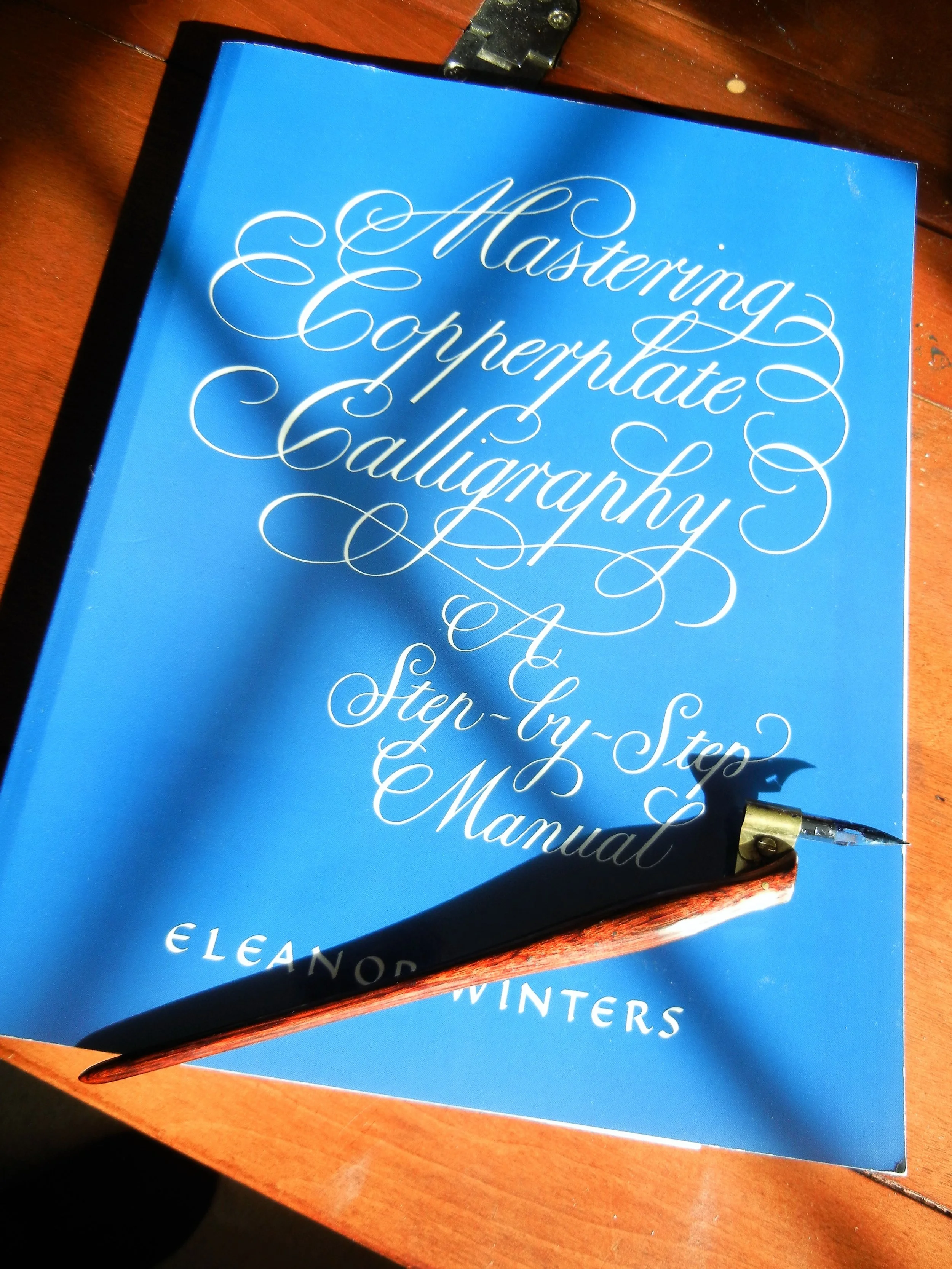 My first authentic calligraphy book.
