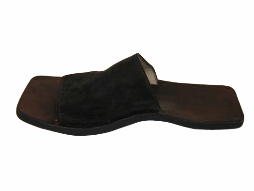 Sandales Homme Jutta Neumann - Cuir Noir, Fait Main à NYC - Taille D12 - Neuf Sans Boîte