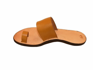 Jutta Neumann New York Hermes Sandals Sz 11 Brown Leather Toe Ring Handmade USA Hermes Sandal Women — Jutta Neumann New York main image 4