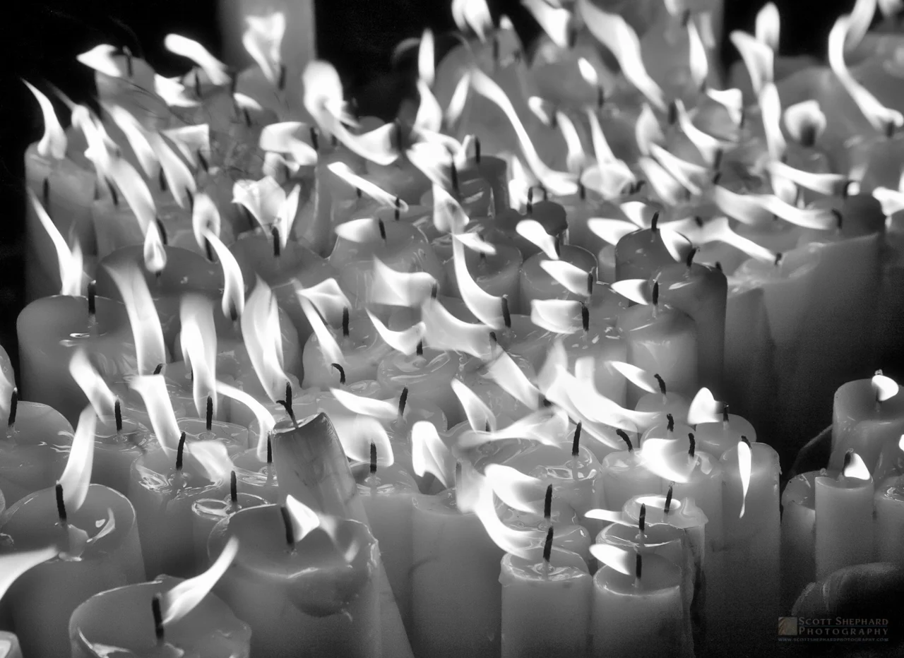 Votive Candles in B&W.jpg