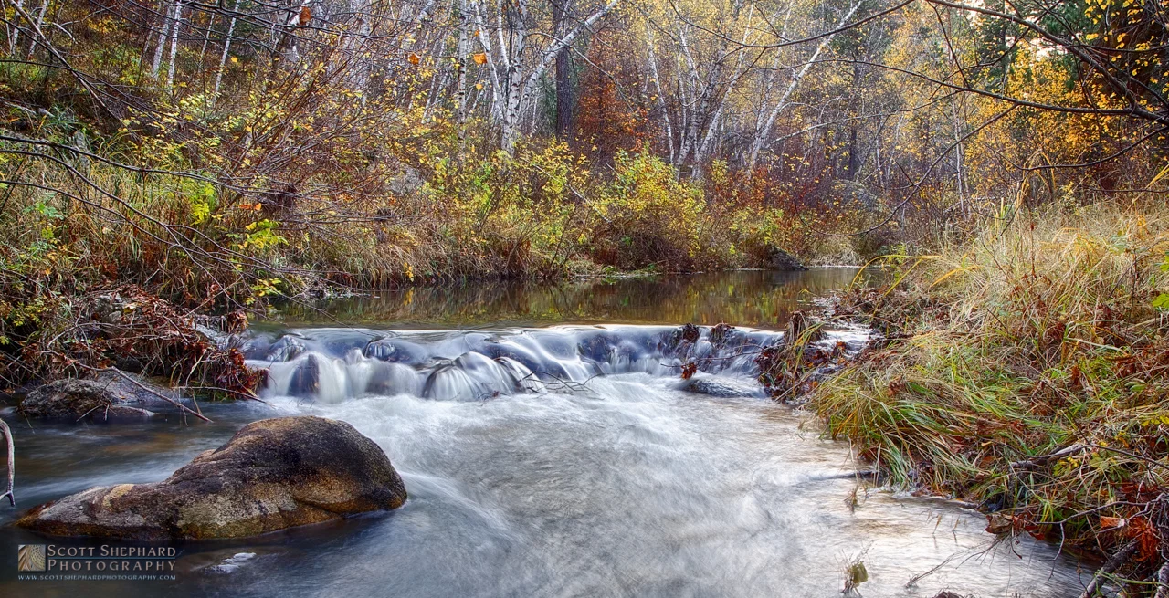 2014 10-09 Fall on Iron Creek (HDR) by Watertown, South Dakota,