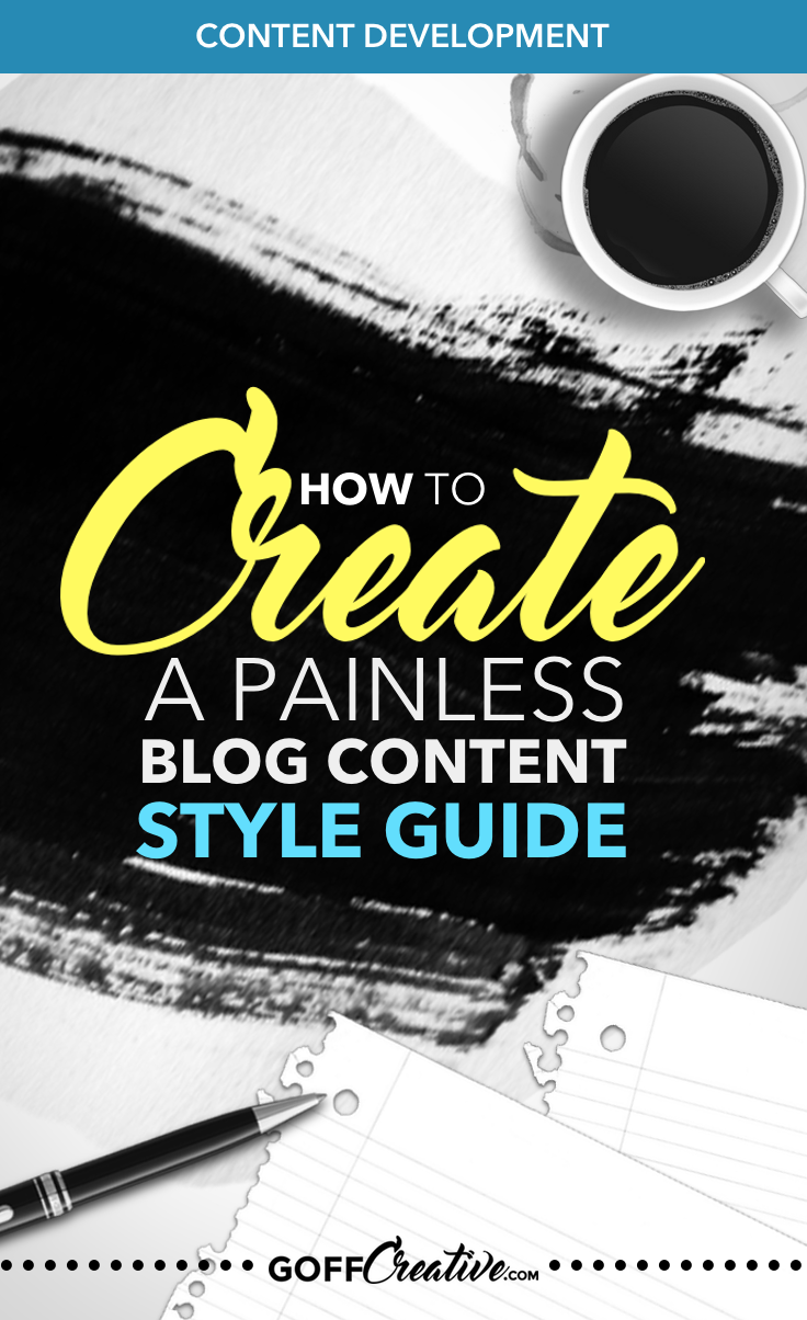 Did you know you needed a content style guide? Yeah, I didn't. And my content reflected it in all the wrong ways. Don't make my mistakes (or start fixing them NOW). Click through to get my simple, 1-2 page  walkthrough, or Pin this for later.