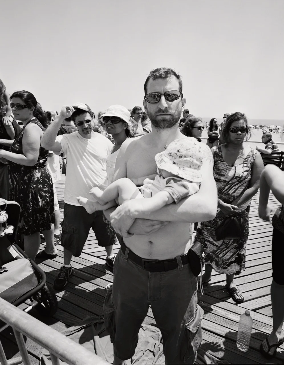 Peter and his son from the 2008 Mermaid Parade © Matt Hill