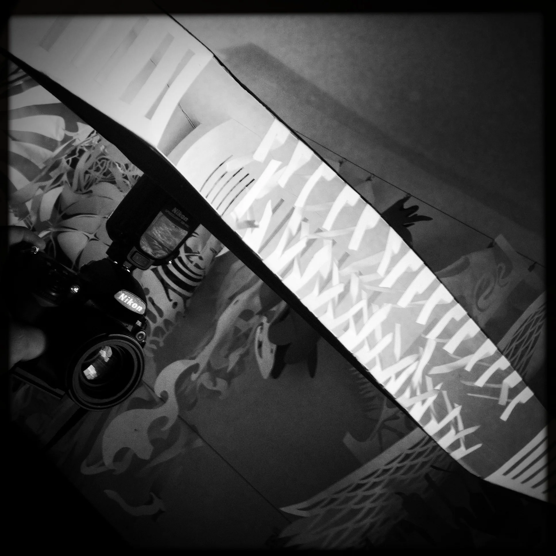 © Matt Hill Hand-made paper light modifier I call The SOft Wide Grin
