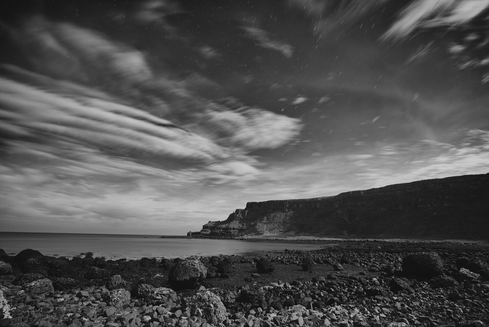 Giants Causeway Night Photography by Matt Hill