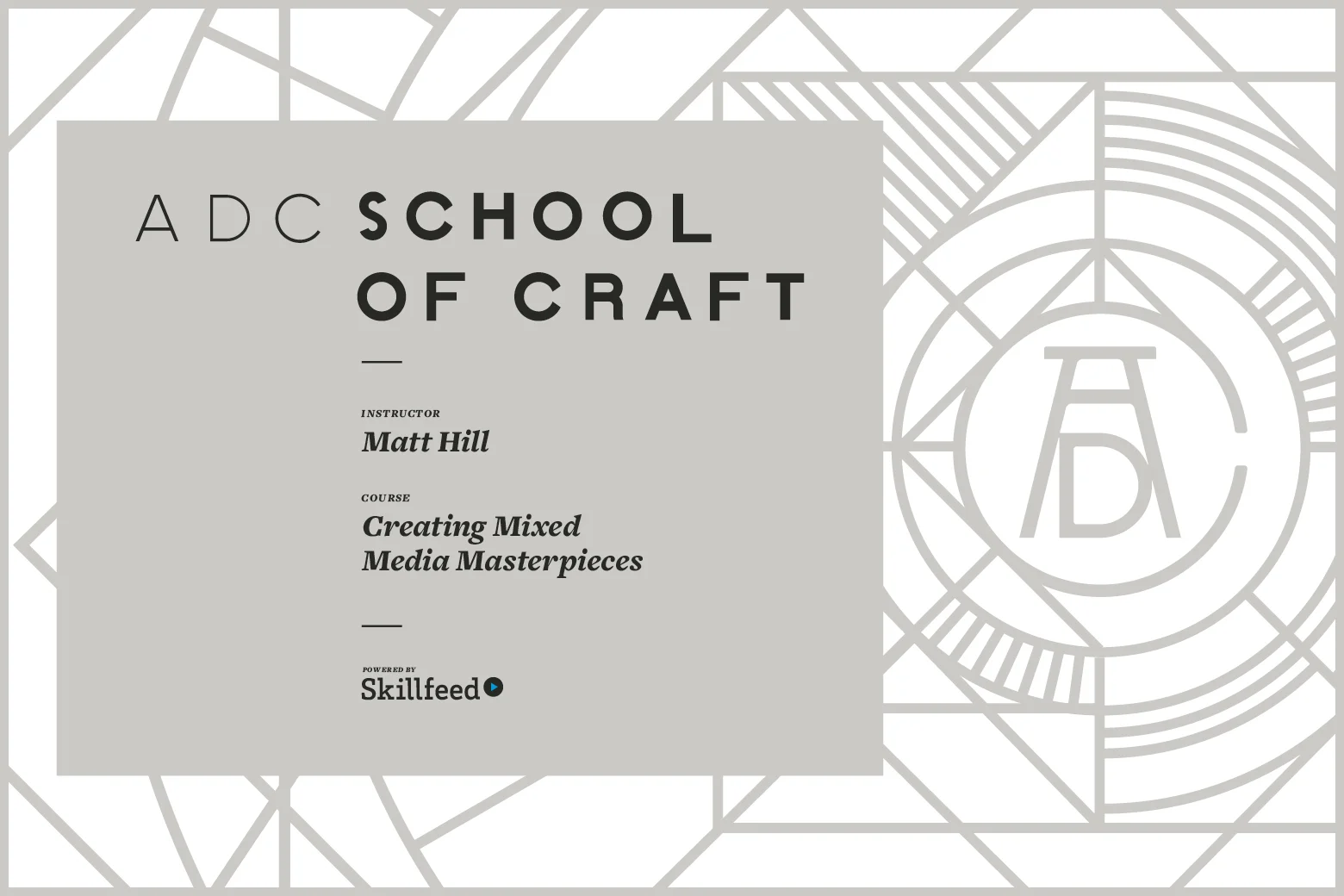 Master Artistic Mashups to Stimulate Creativity [ADC School of Craft] (Copy)