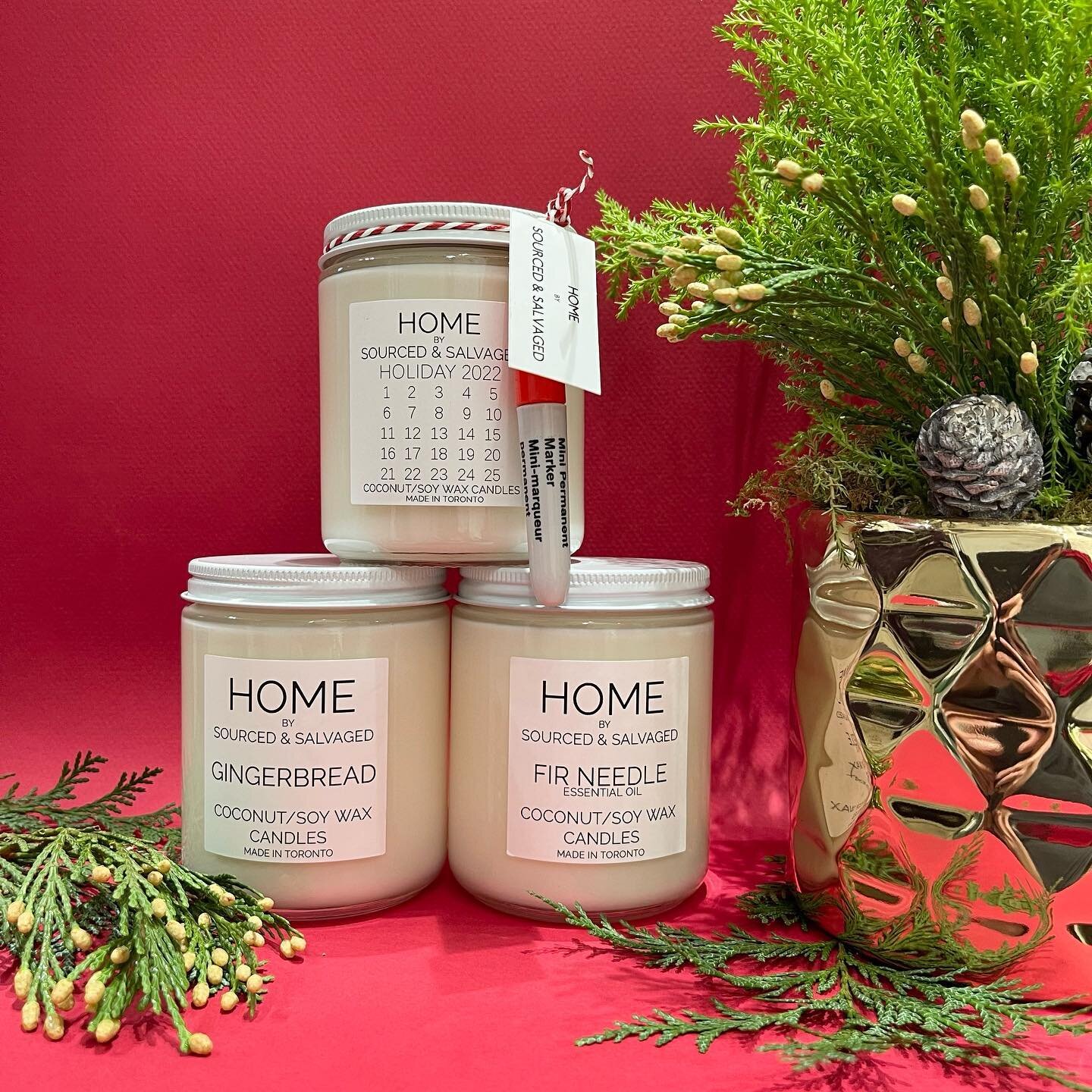 Better late then never!!! Our holiday bundles are finally online. Choose from one of two. Both feature our personal favourite the Holiday Advert candle that is a mix of Pine and spices. You get a cute little marker to count down to the holidays and a