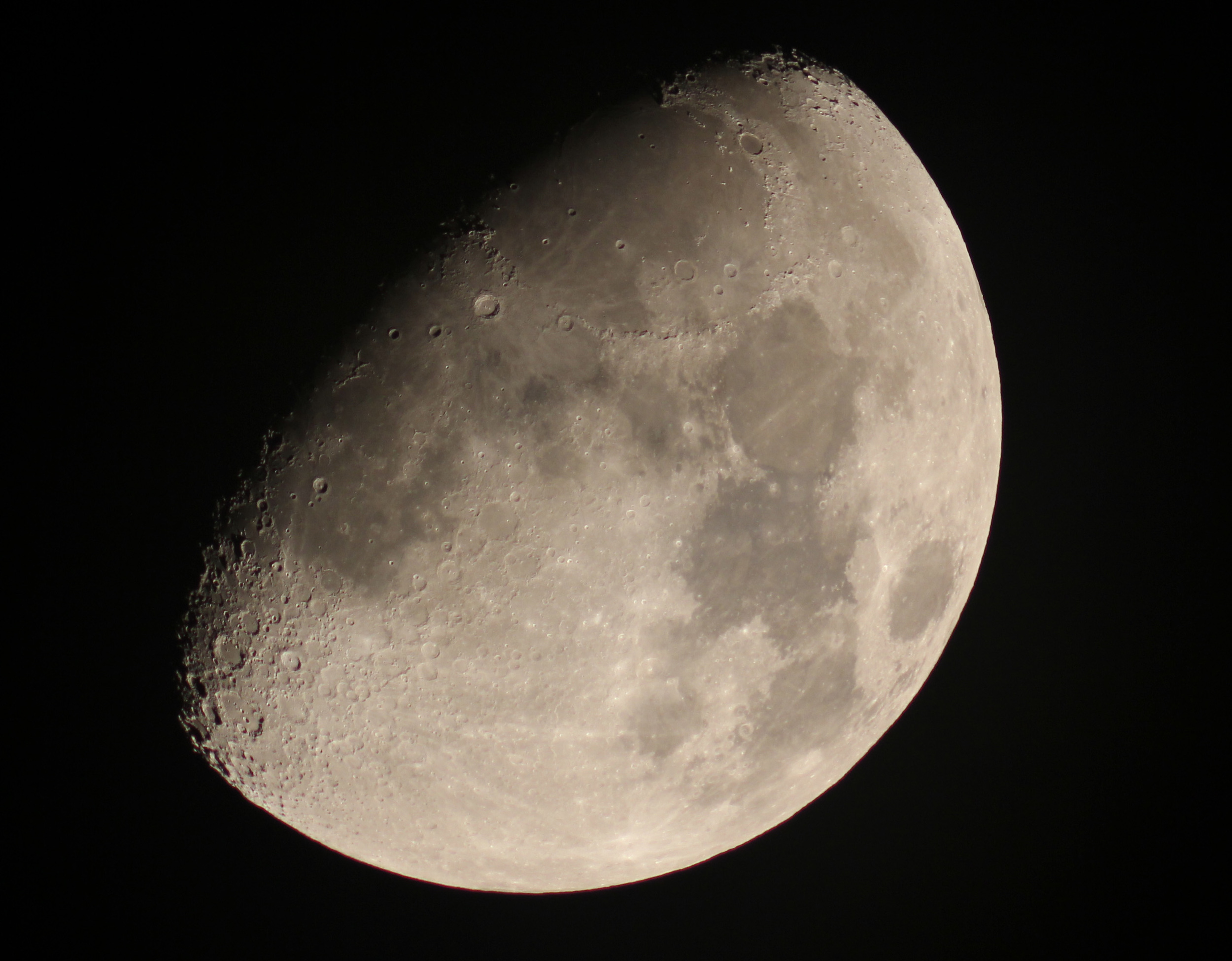 The Moon will look like this through telescopes at Riverwood July 8.